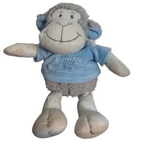 Kellytoy Gray Sheep Lamb Little Boy Blue Hoodie Baby Plush Stuffed Animal 2010
